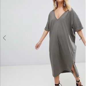 Oversized Midi T-Shirt dress